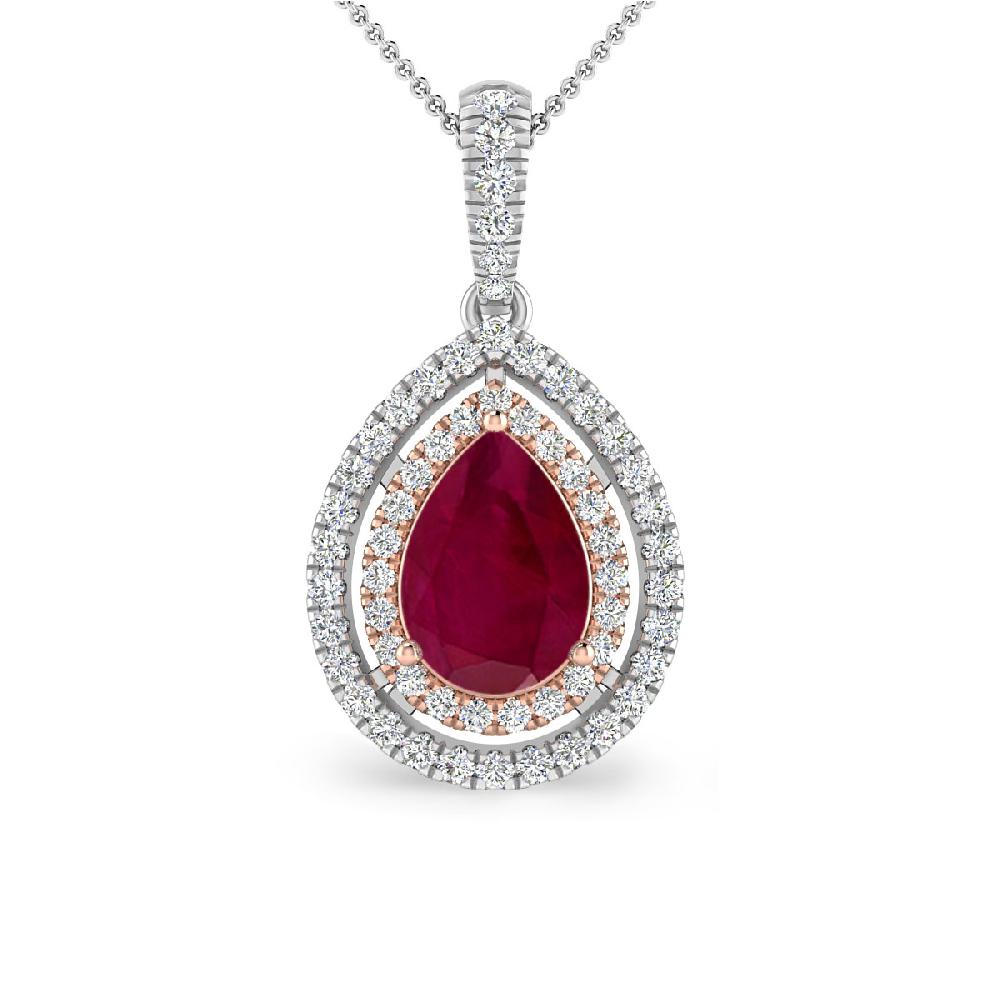 White Gold - Ruby