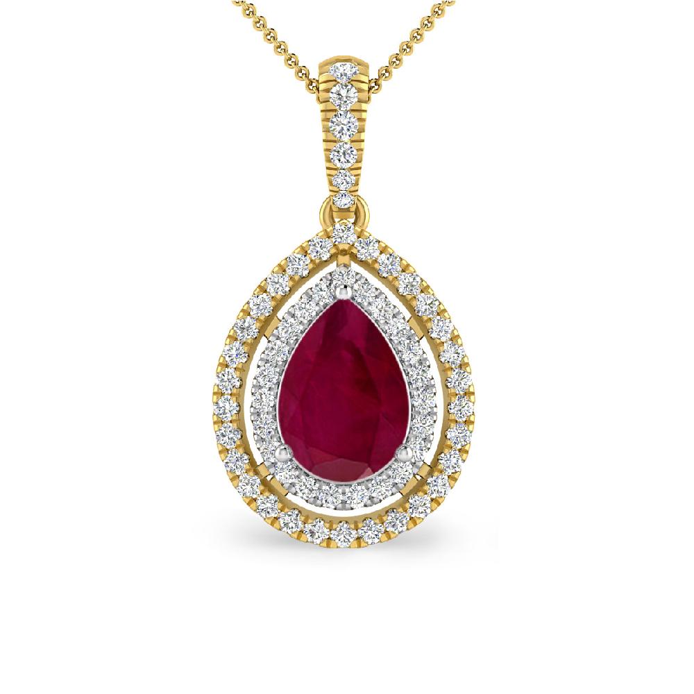 Yellow Gold - Ruby