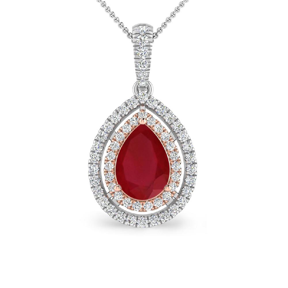 White Gold - Ruby