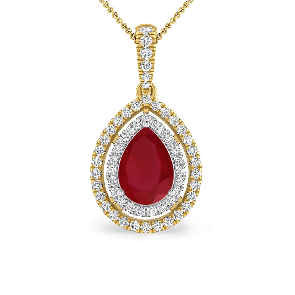 Yellow Gold - Ruby