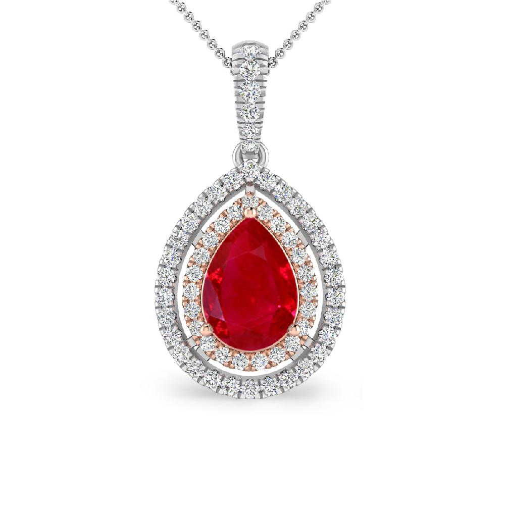 White Gold - Ruby