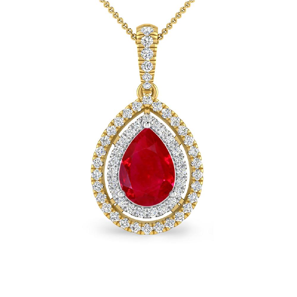 Yellow Gold - Ruby