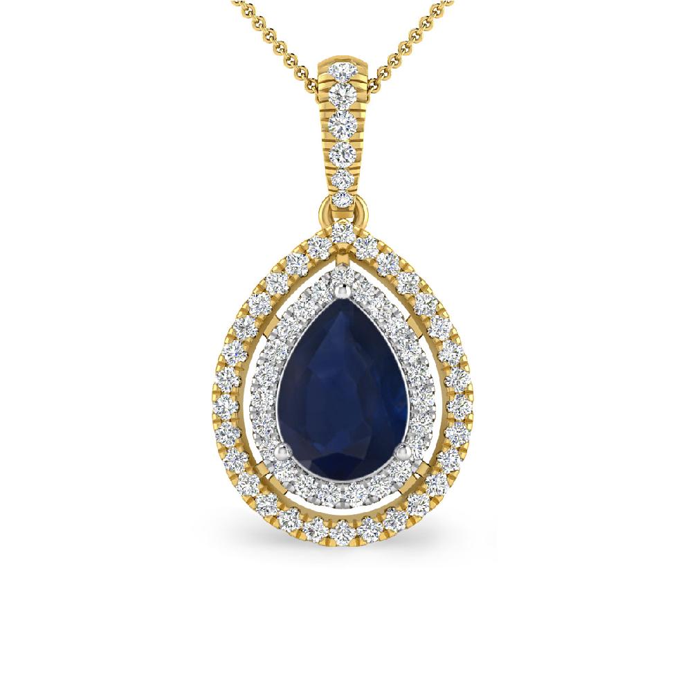 Yellow Gold - Sapphire