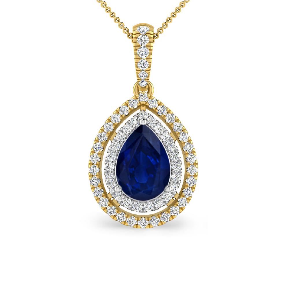 Yellow Gold - Sapphire