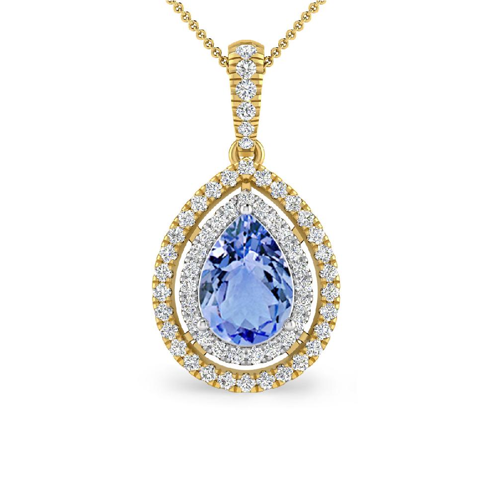 Yellow Gold - Tanzanite