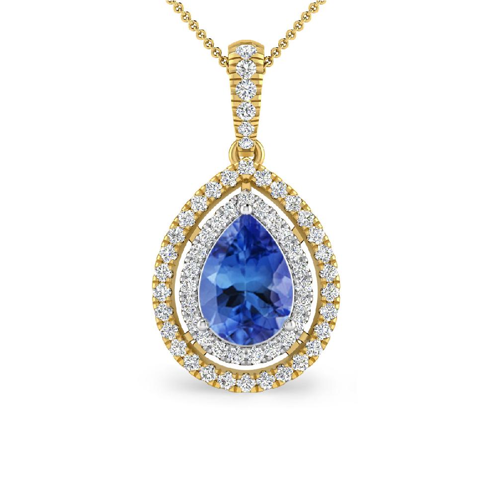 Yellow Gold - Tanzanite