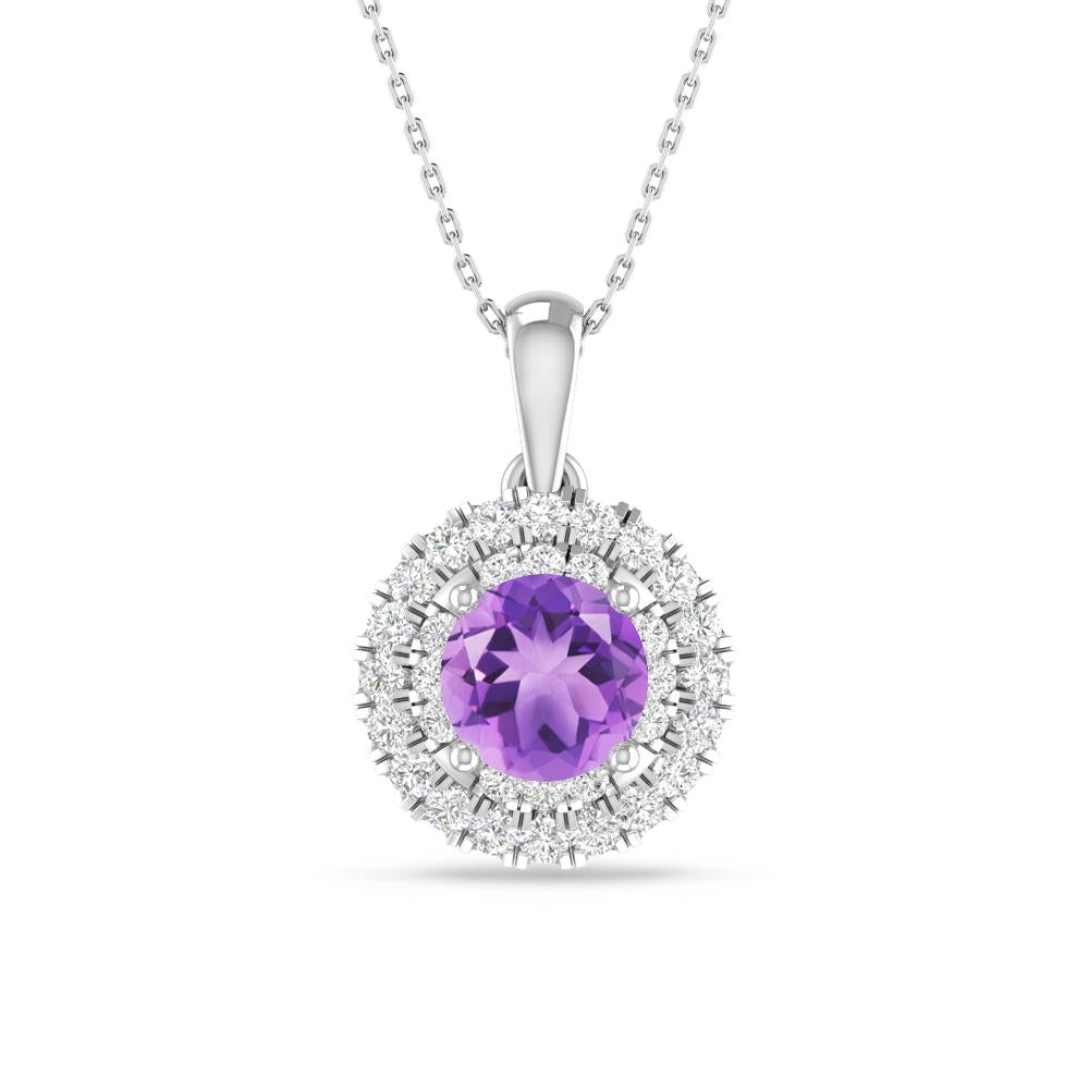 White Gold - Amethyst