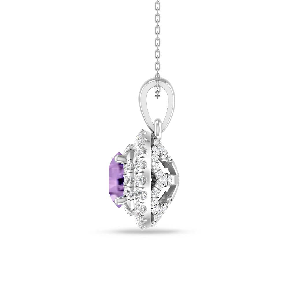 White Gold - Amethyst