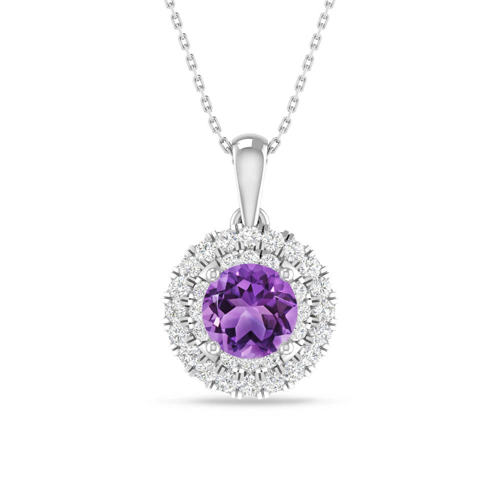White Gold - Amethyst