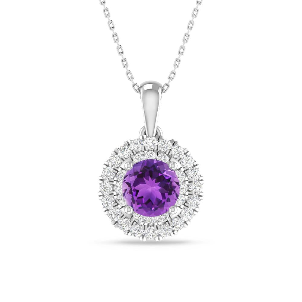 White Gold - Amethyst