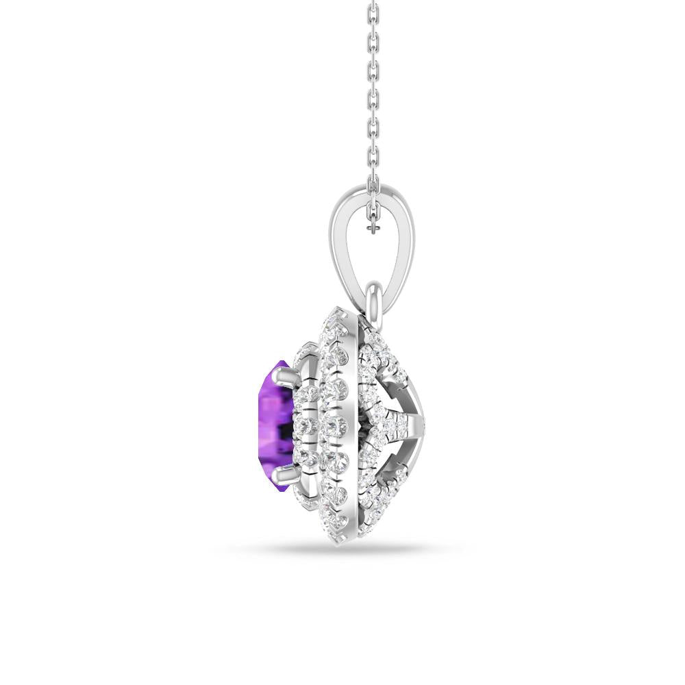 White Gold - Amethyst