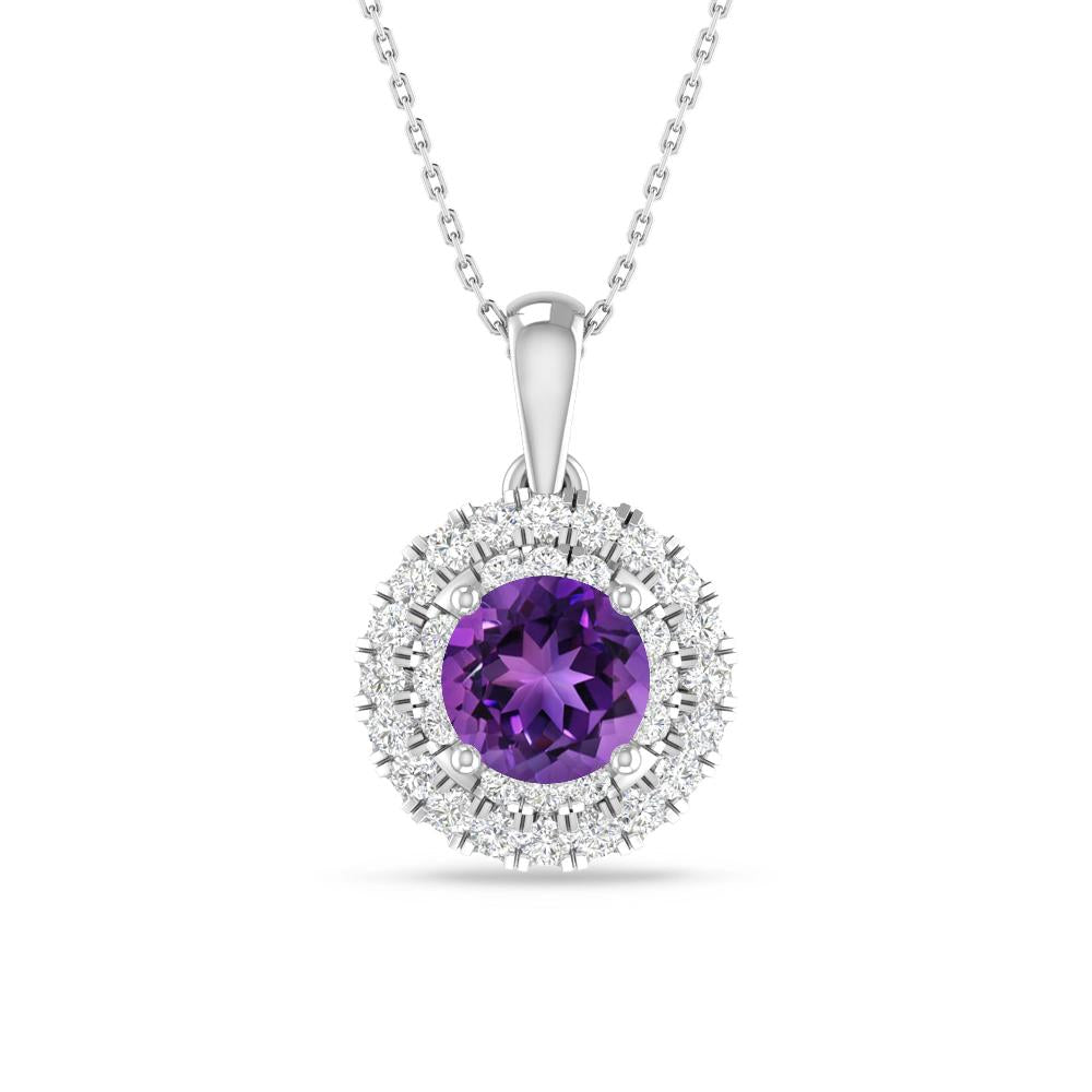 White Gold - Amethyst