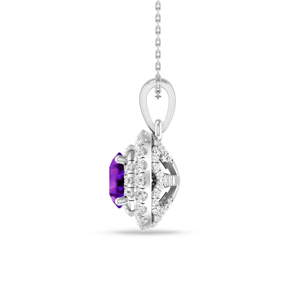 White Gold - Amethyst