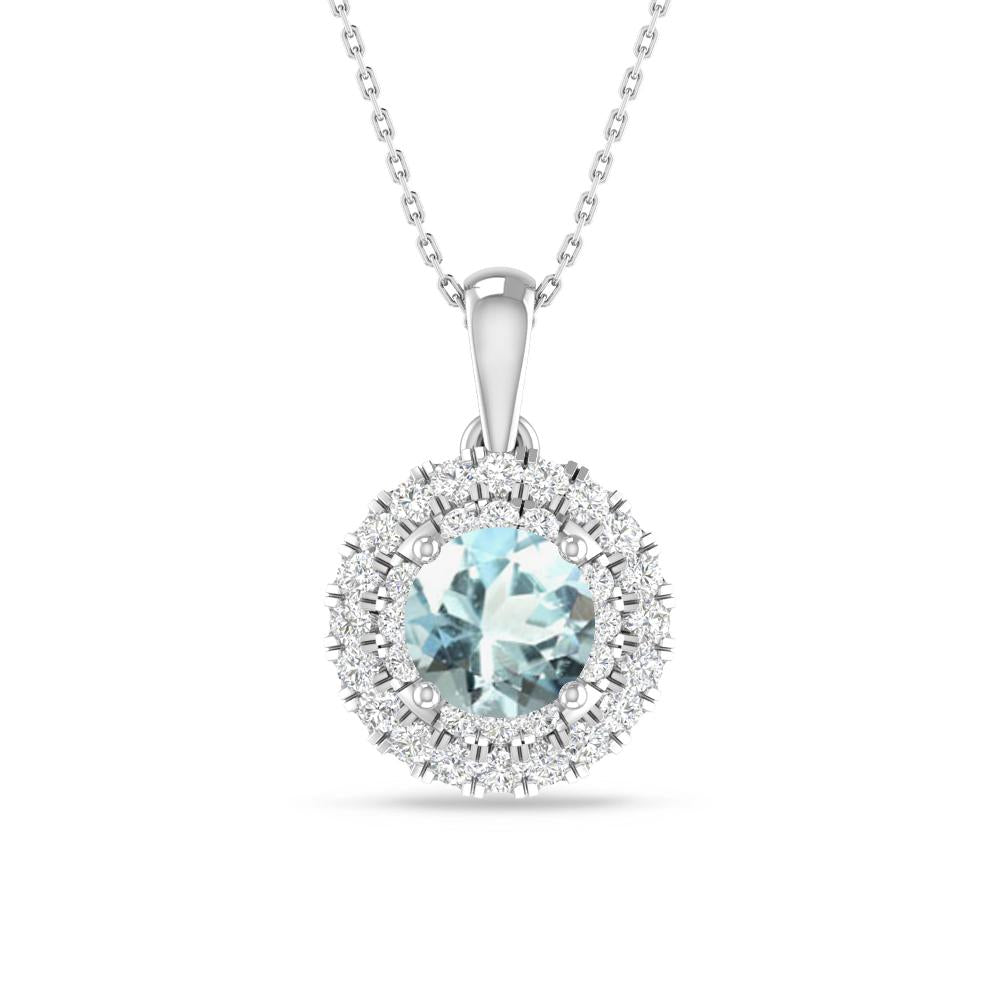 White Gold - Aquamarine