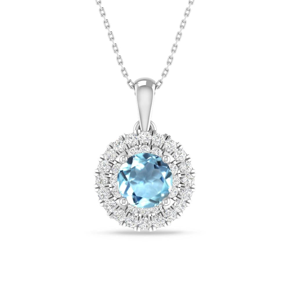 White Gold - Aquamarine