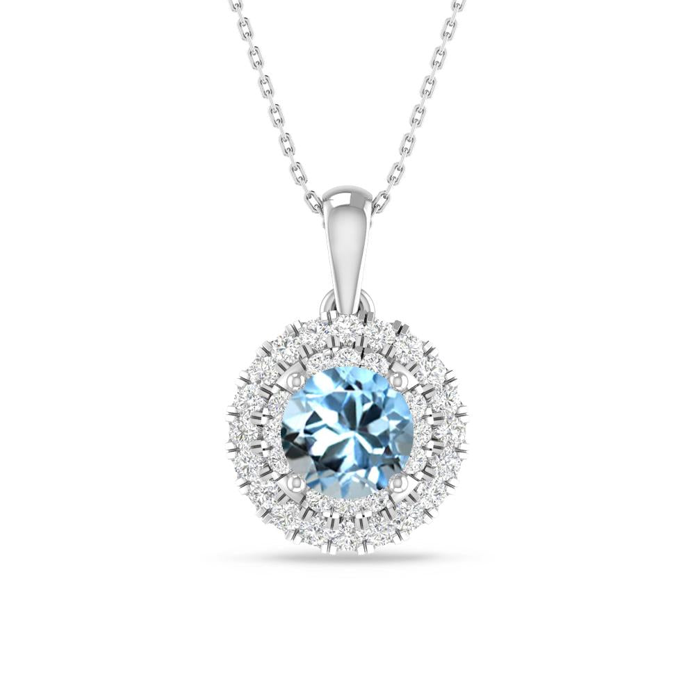 White Gold - Aquamarine