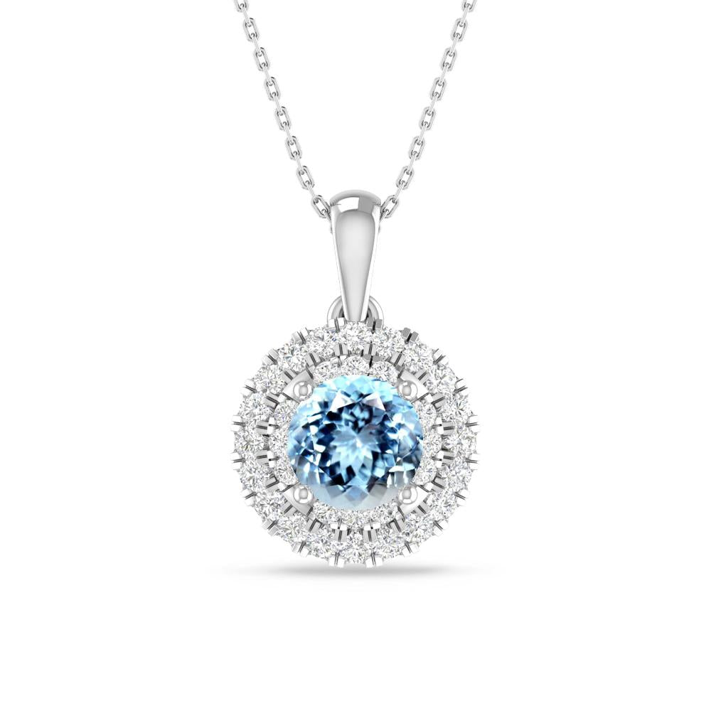 White Gold - Aquamarine