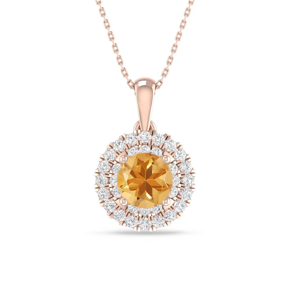 Rose Gold - Citrine