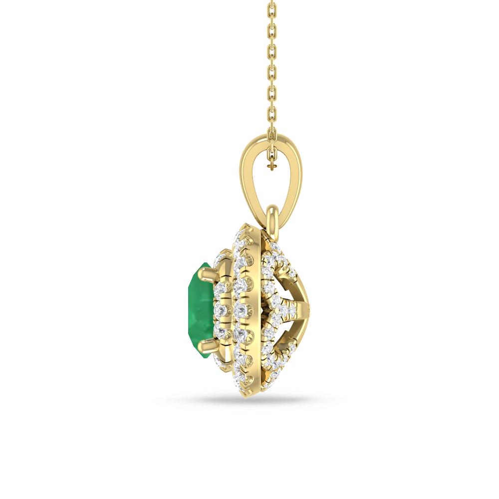 Yellow Gold - Emerald