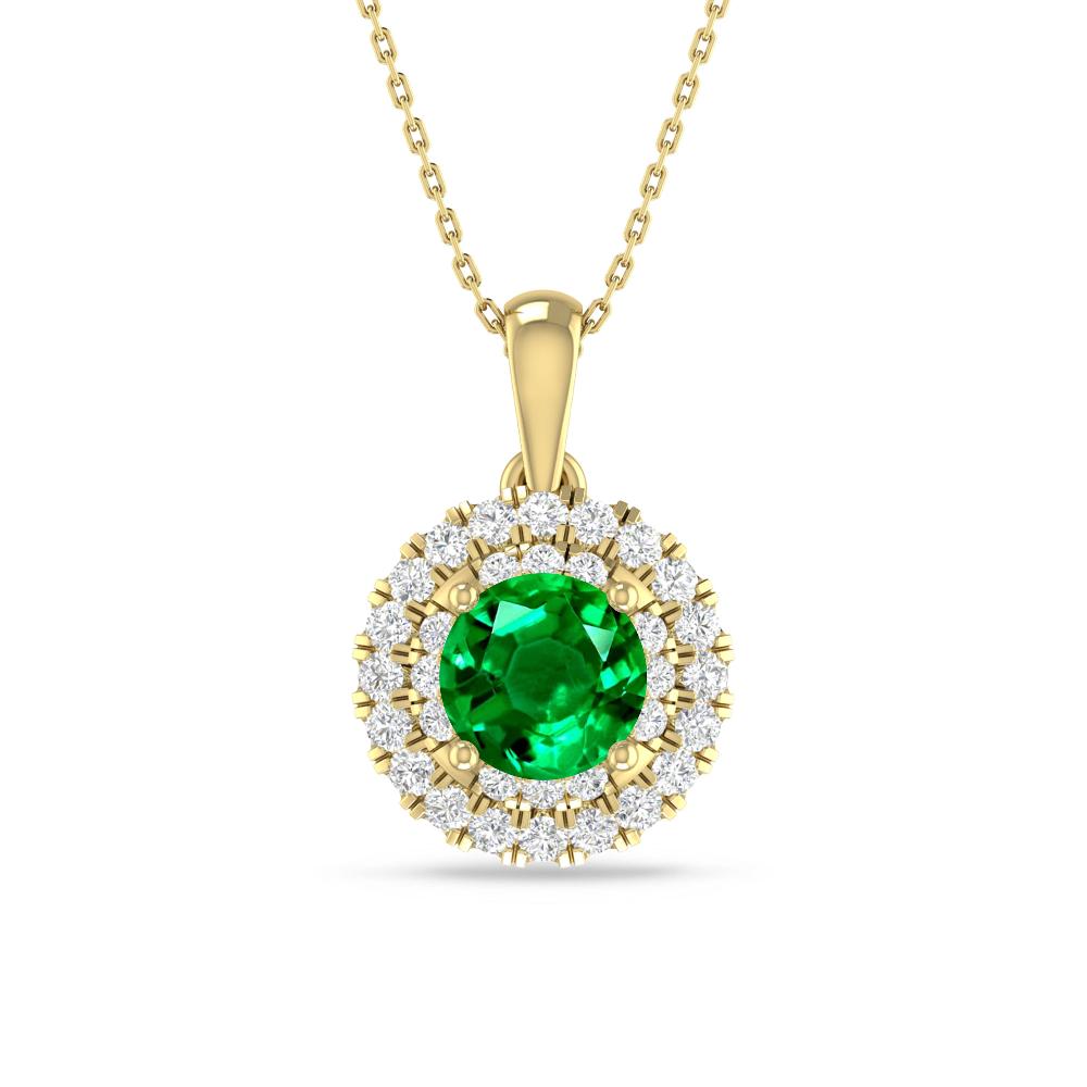 Yellow Gold - Emerald