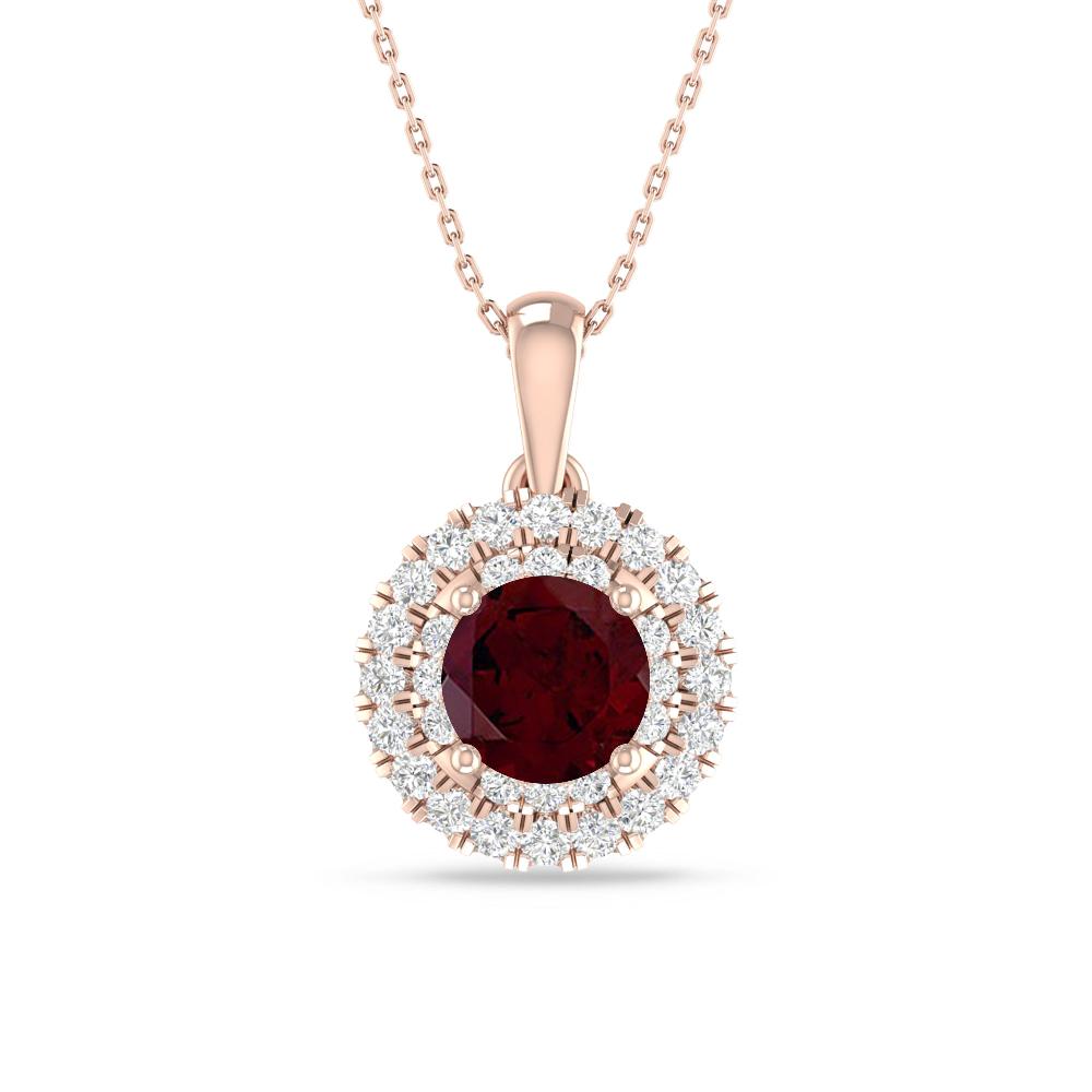 Rose Gold - Garnet