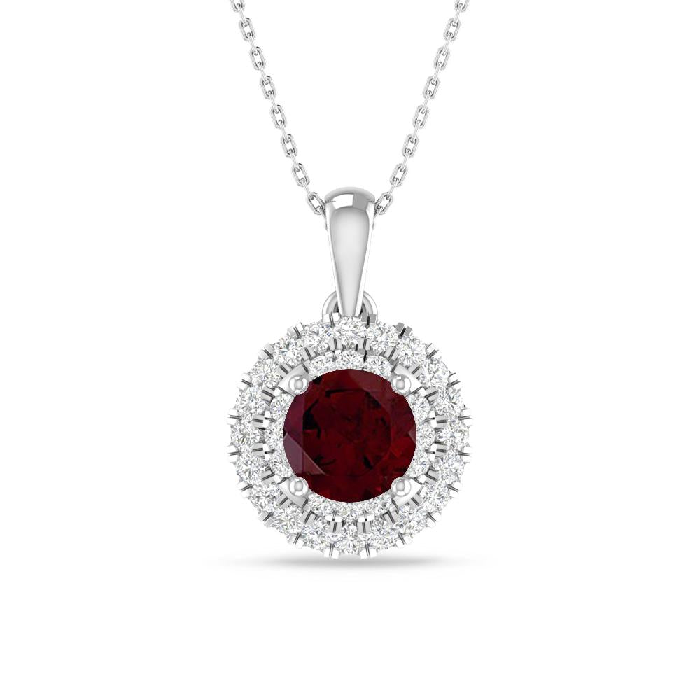 White Gold - Garnet