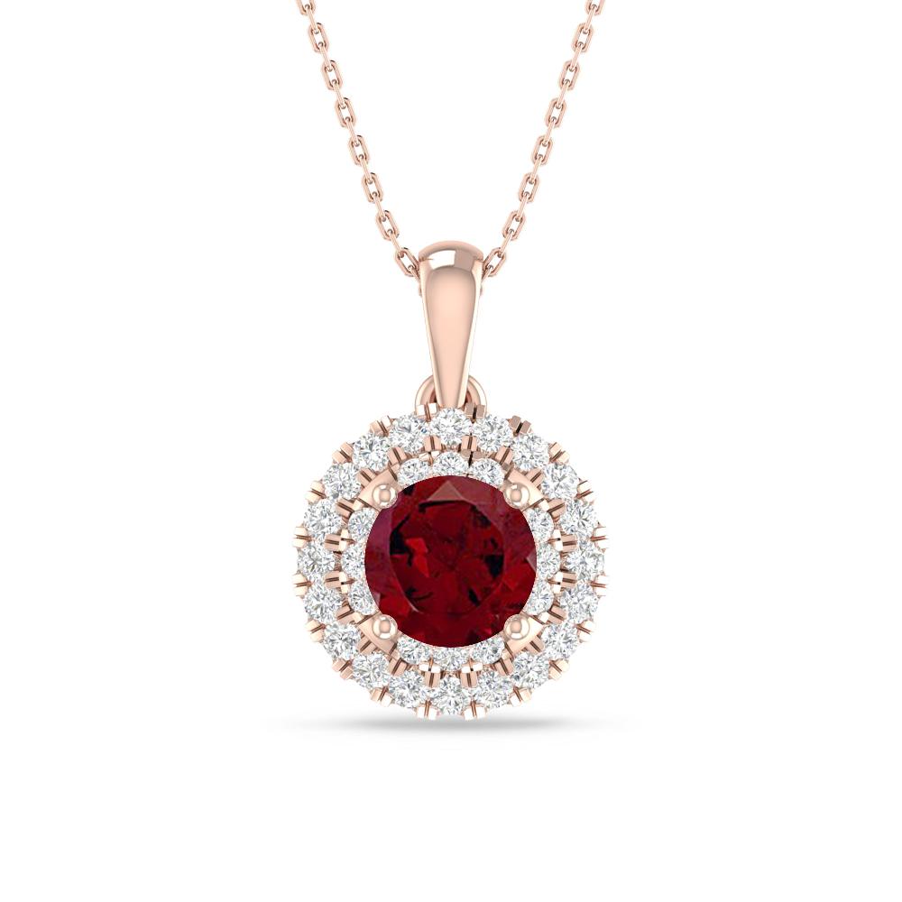 Rose Gold - Garnet