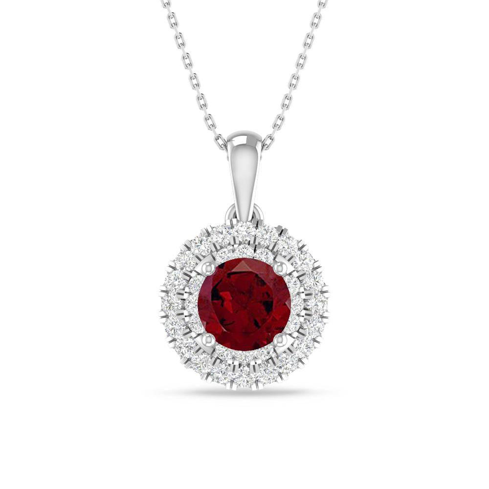 White Gold - Garnet