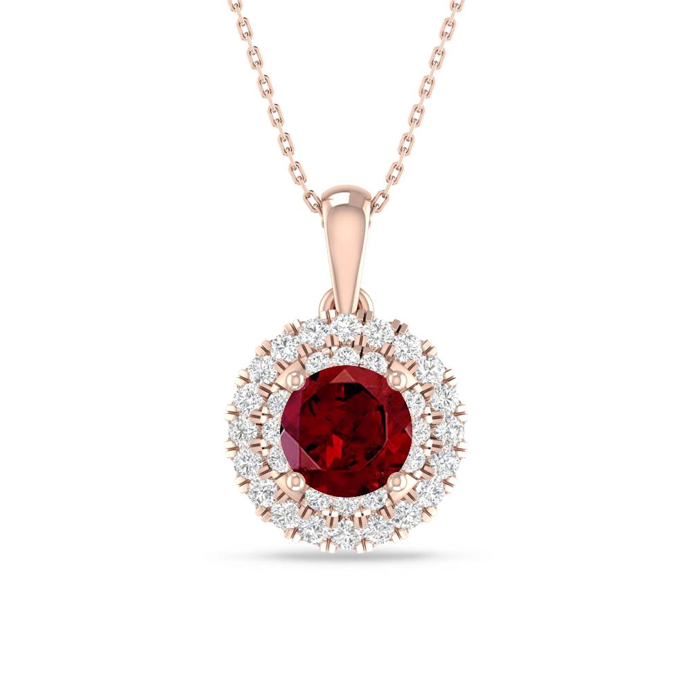 Rose Gold - Garnet