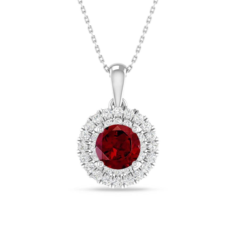 White Gold - Garnet