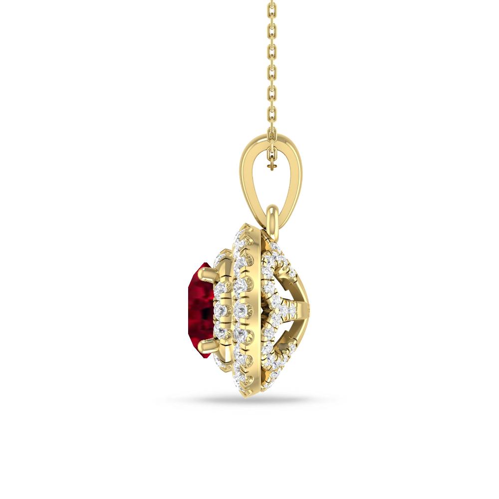 Yellow Gold - Garnet