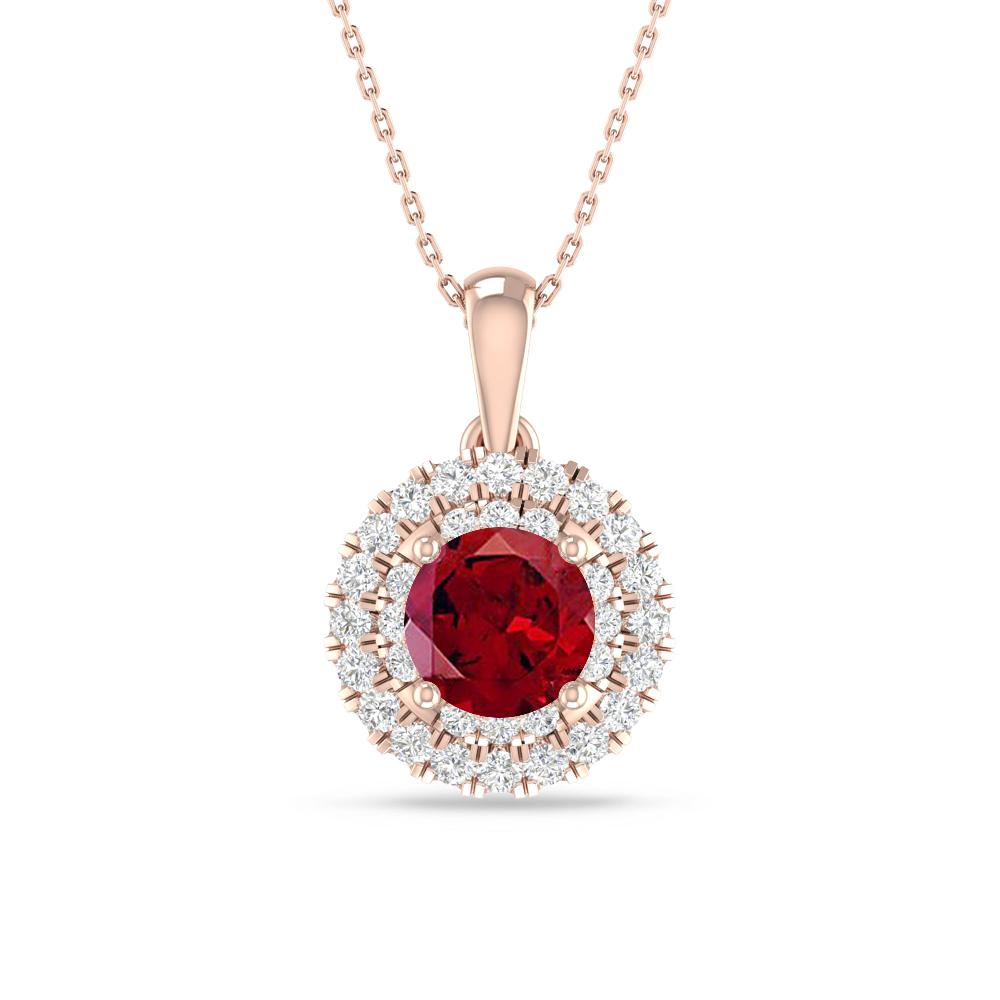Rose Gold - Garnet