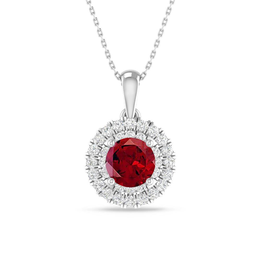 White Gold - Garnet
