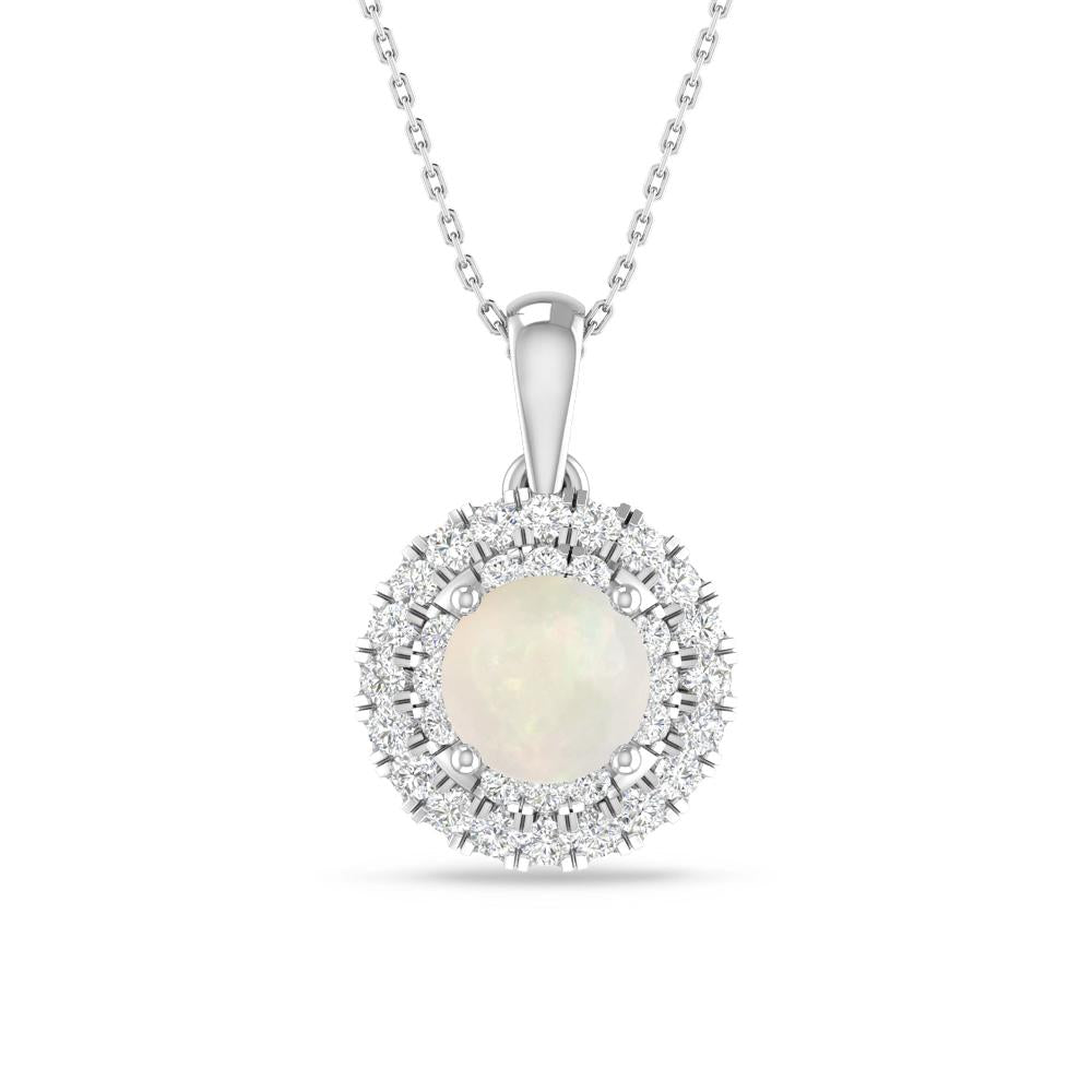 White Gold - Opal