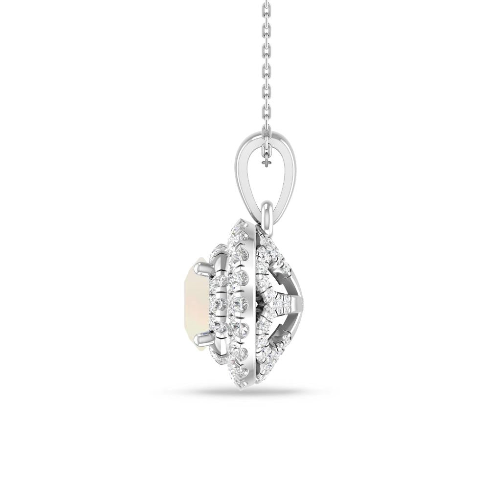 White Gold - Opal