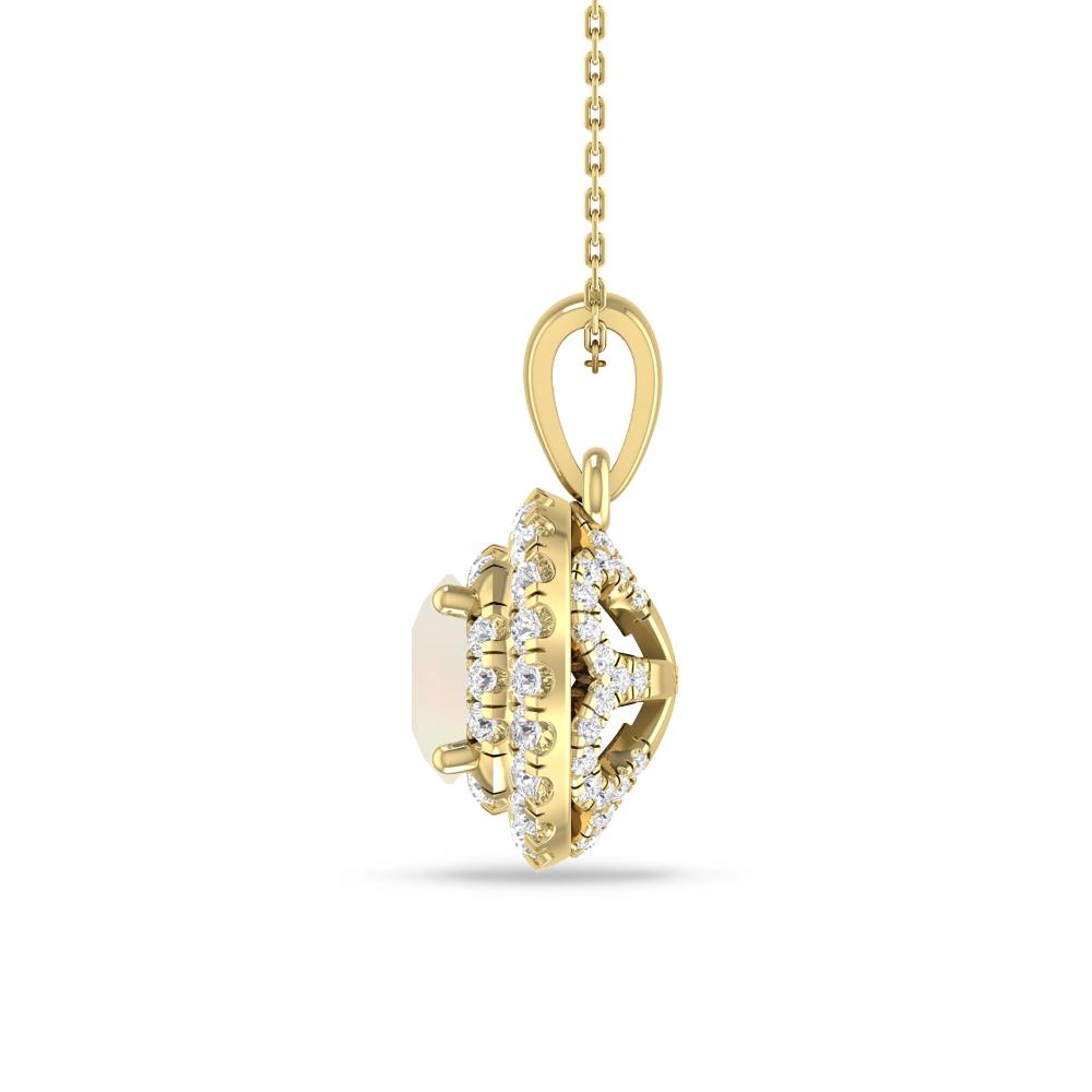 Yellow Gold - Opal