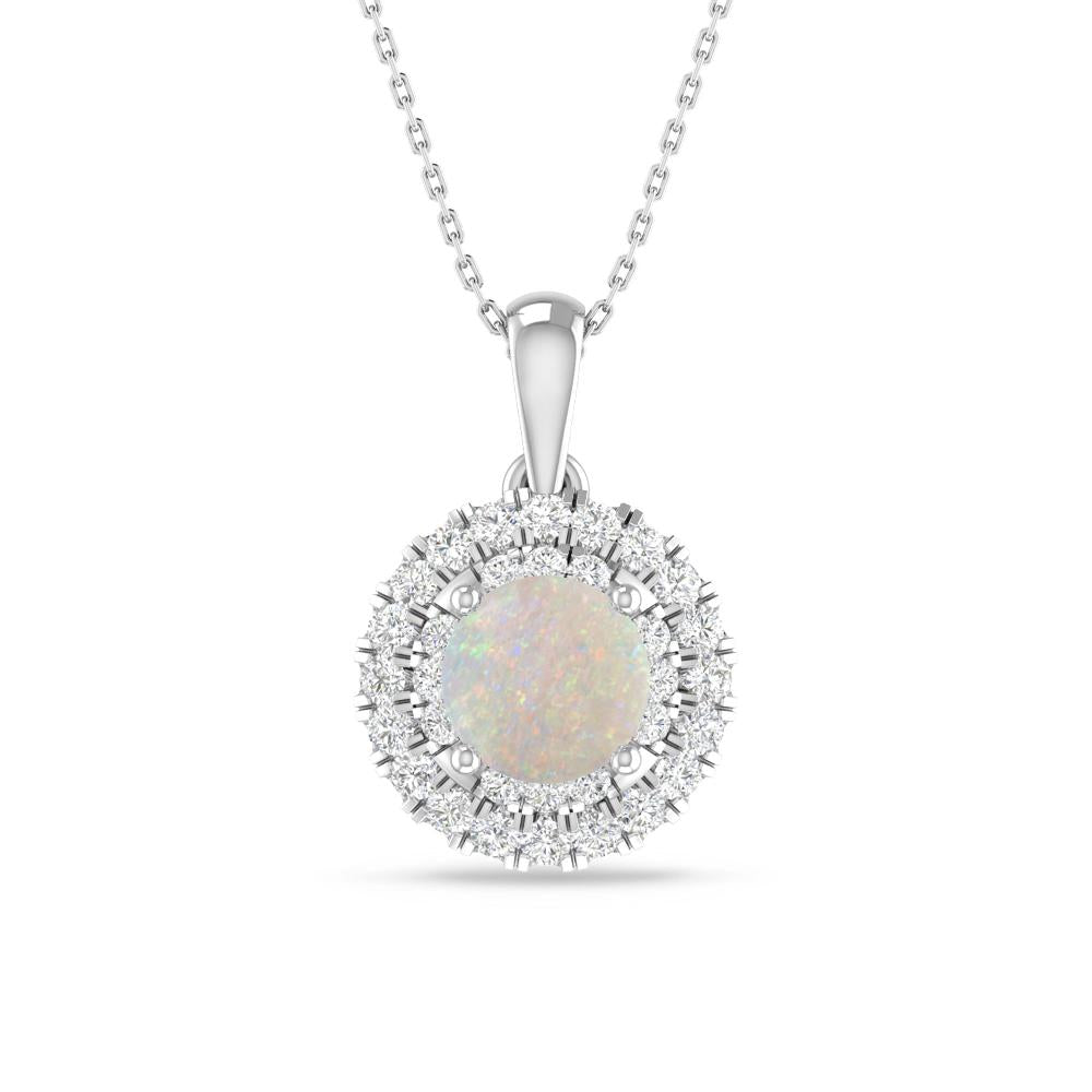 White Gold - Opal