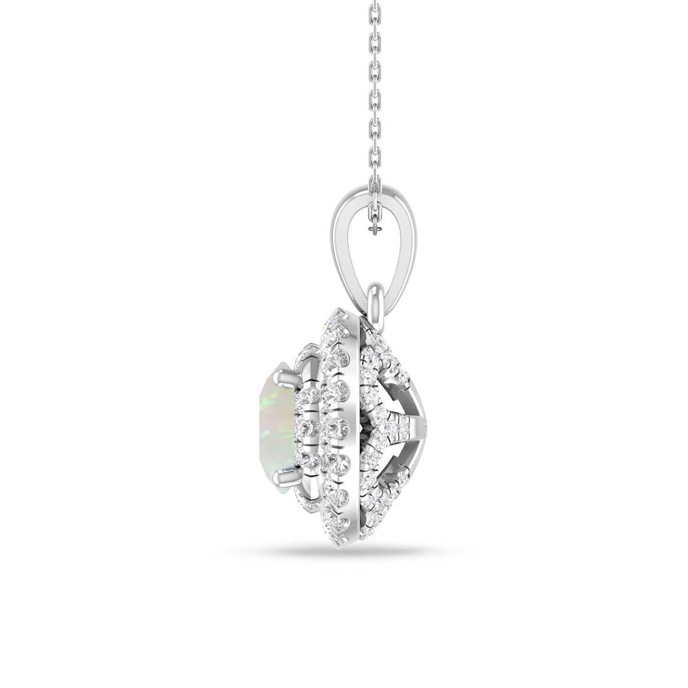 White Gold - Opal