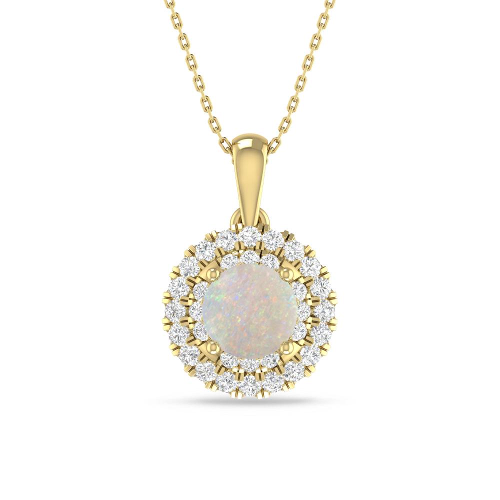 Yellow Gold - Opal