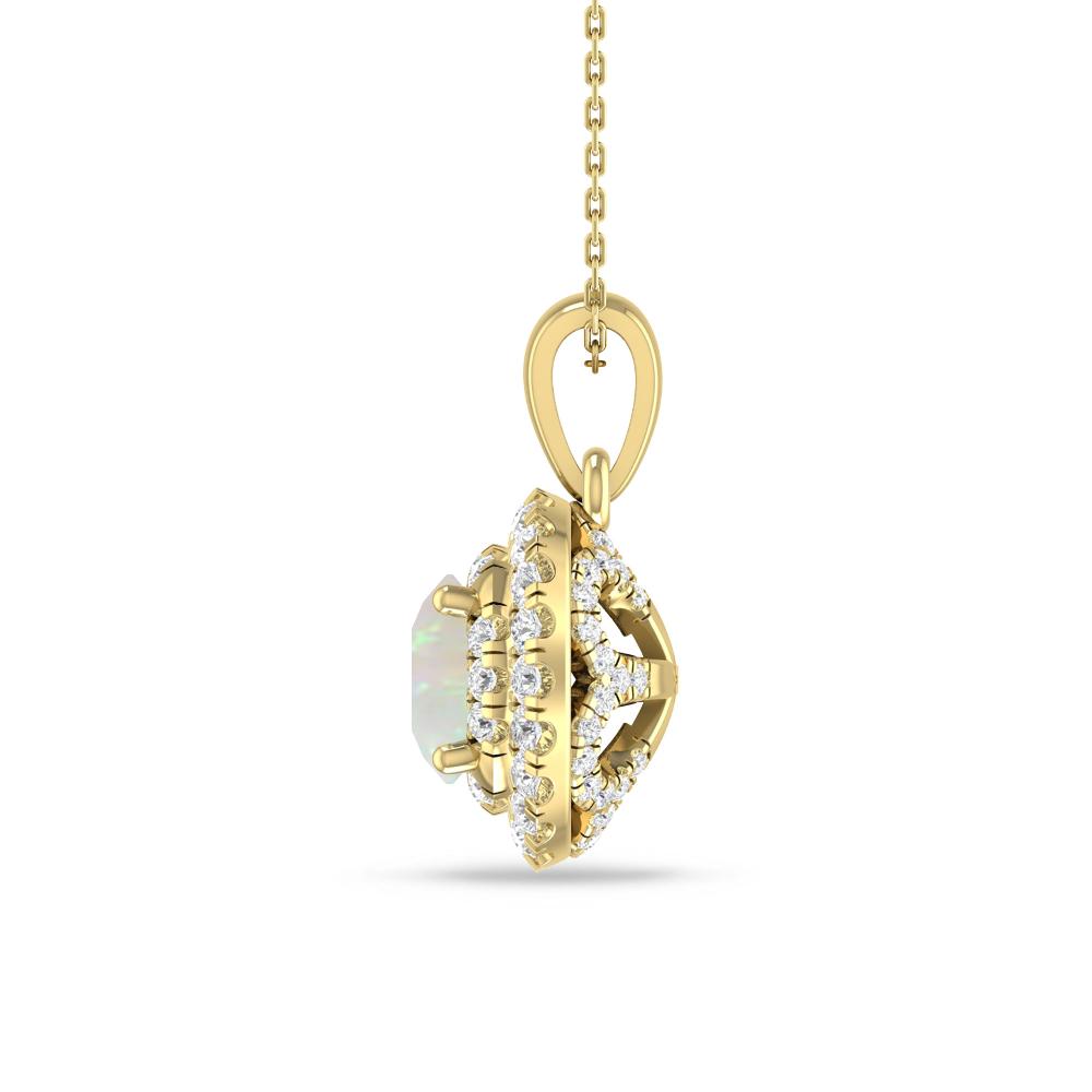 Yellow Gold - Opal