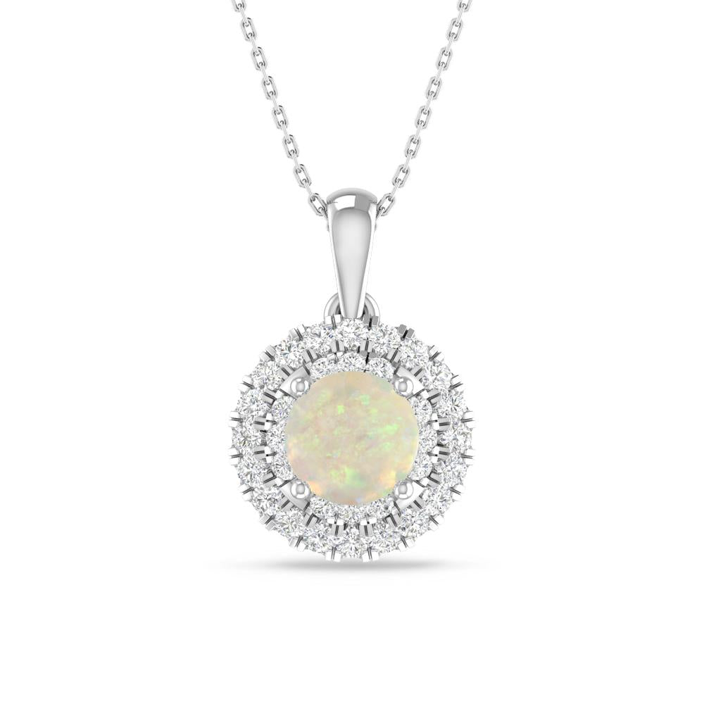 White Gold - Opal