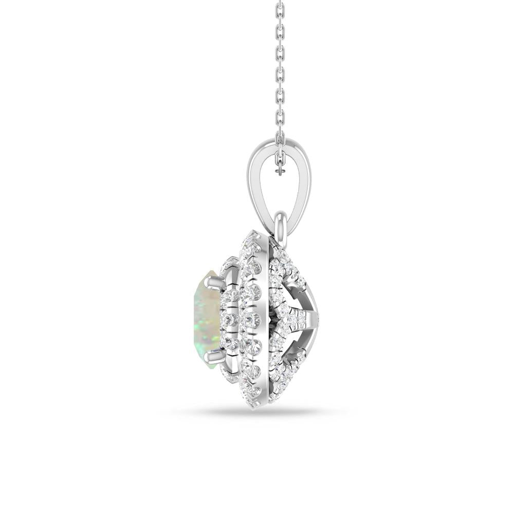 White Gold - Opal