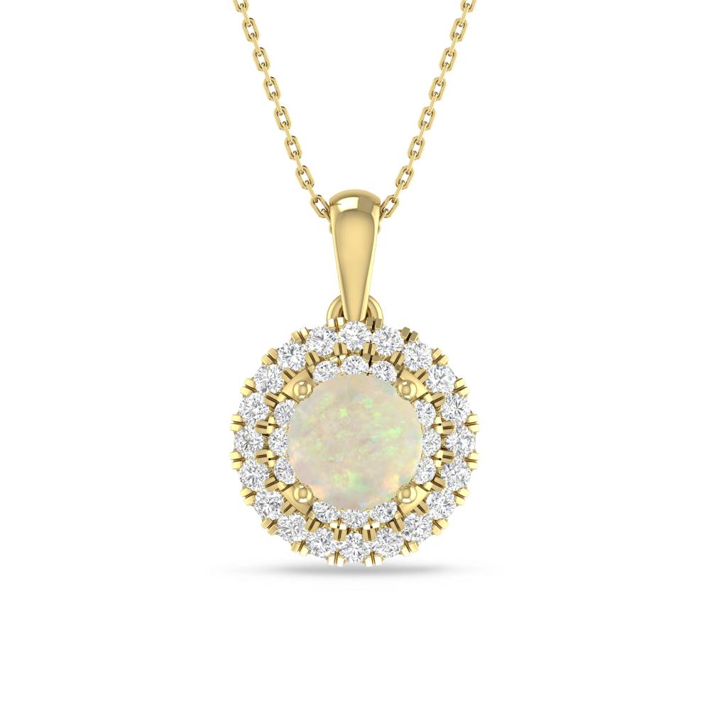 Yellow Gold - Opal