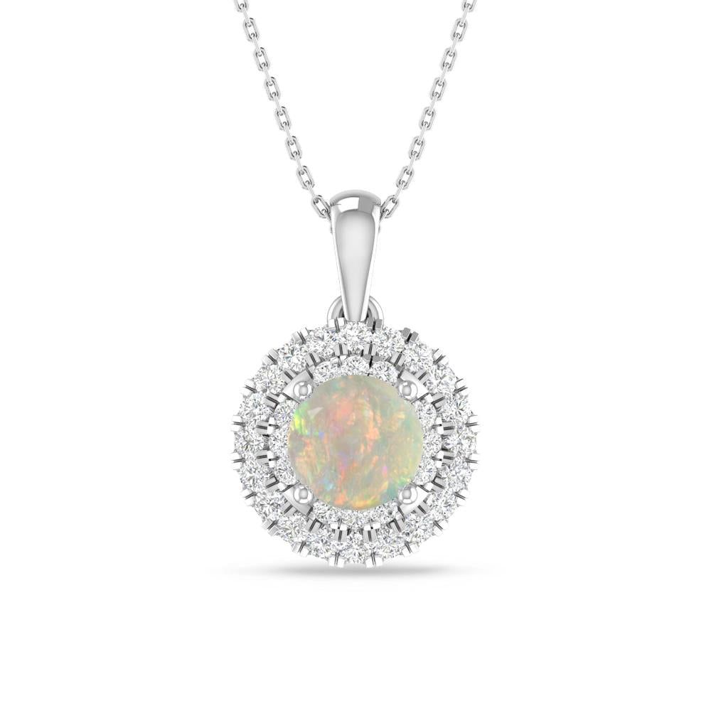 White Gold - Opal