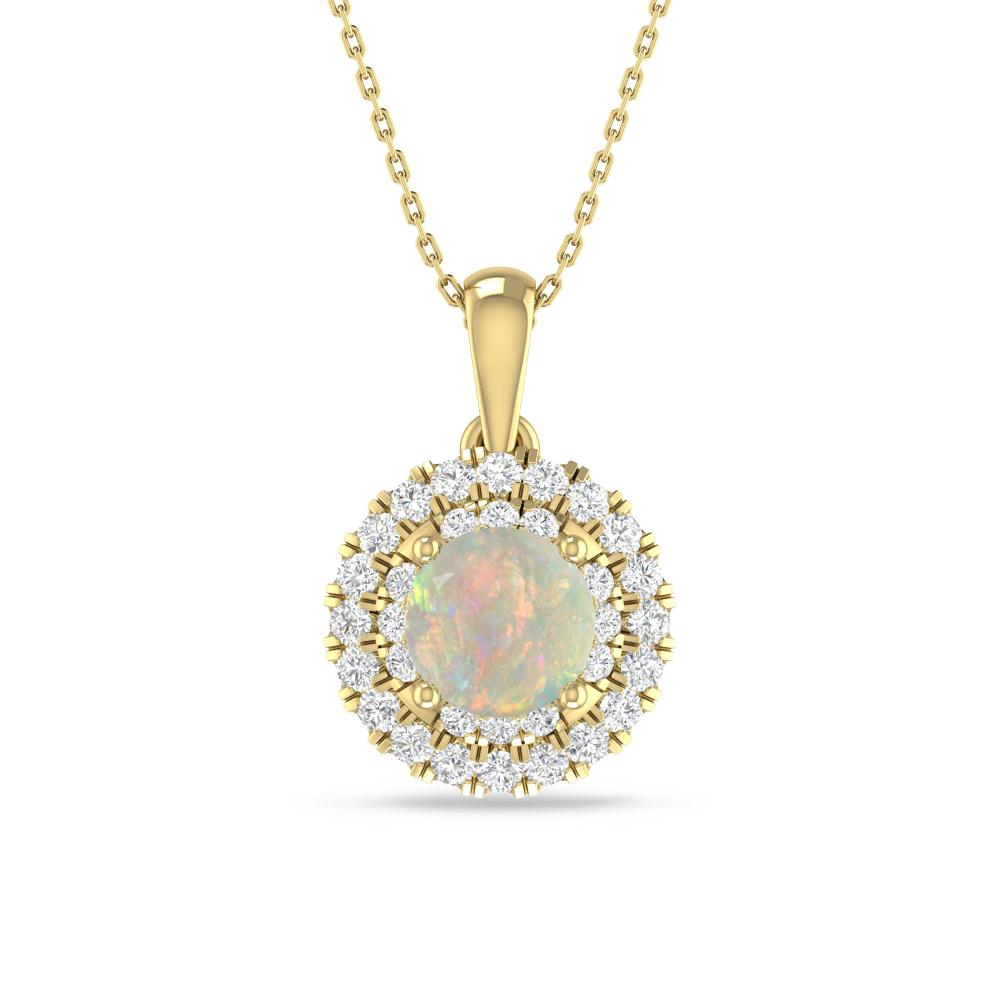 Yellow Gold - Opal