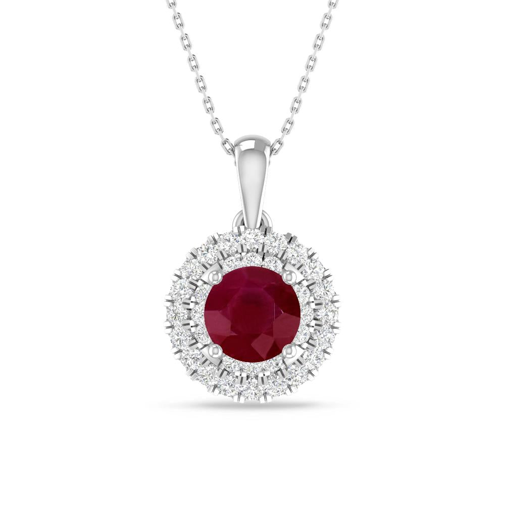 White Gold - Ruby