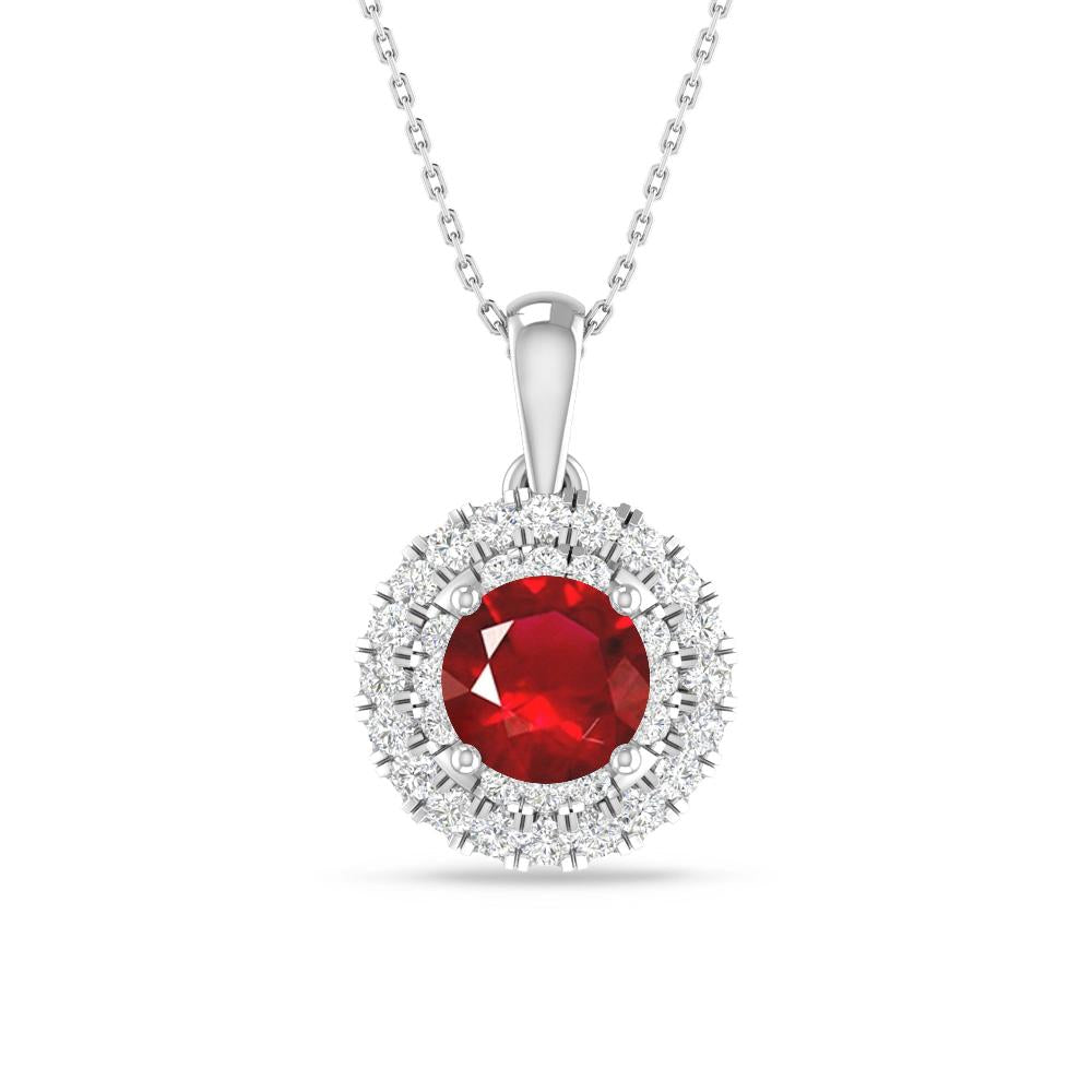 White Gold - Ruby