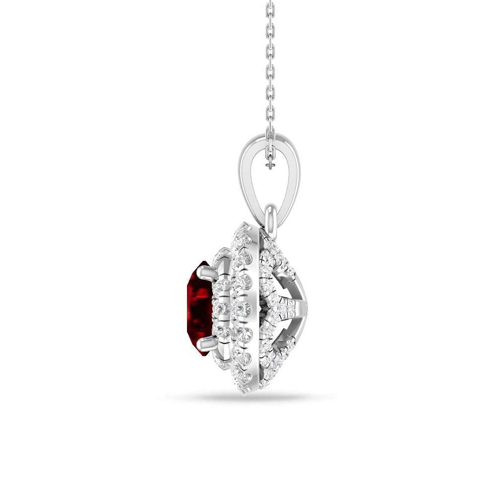White Gold - Ruby