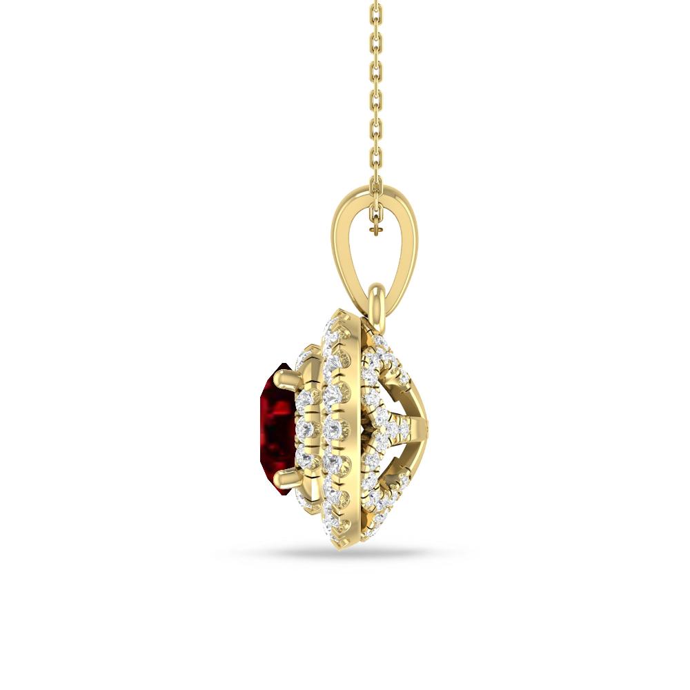 Yellow Gold - Ruby