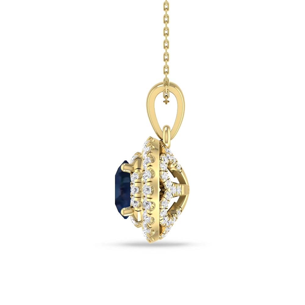 Yellow Gold - Sapphire